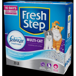 ARENA FRESH STEP MULTI CAT FEBREZE 25LB