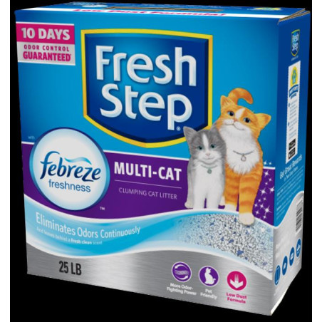 ARENA FRESH STEP MULTI CAT FEBREZE 25LB