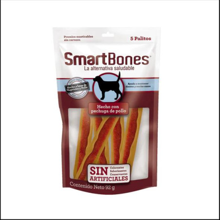 SNACK SMARTBONES PALITOS SIN ARTIFI X92G