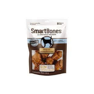 SNACK SMARTBONES MANI SIN ARTIFI X 8UND