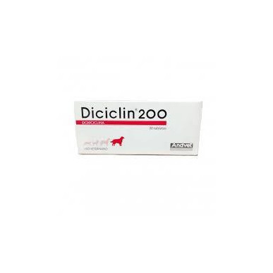 DICICLIN 200 CAJA X 30 TABS