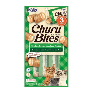 SNACK CHURU GATO POLLO  ATUN 3 UND X 30 gr