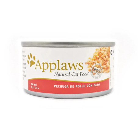 LATA APPLAWS PECHUGA DE POLLOPATO X70gr