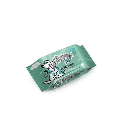 PAÑITOS HUMEDOS TOMMY PETS  X 10 ud