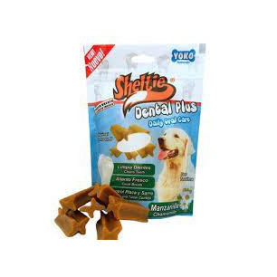 SHELTIE SNACK MANZANILLA DENTAL X349 gr