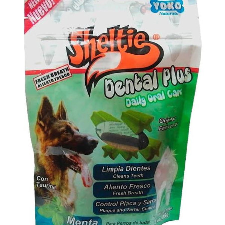 SHELTIE SNACK MENTA DENTAL PLUS X 349 gr