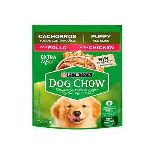 DOG CHOW POUCH CACHORRO POLLO X 100 gr