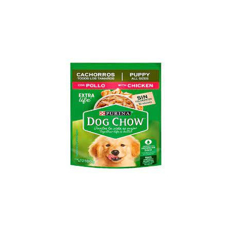 DOG CHOW POUCH CACHORRO POLLO X 100 gr