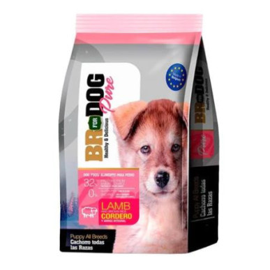 BR FOR DOGS PURE PUPPY CORDERO X 10 kg