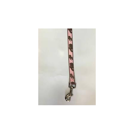 CORREA FUSS DOG ROSADO 2
