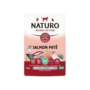 POUCH NATURO CAT ADUL SALMON PATE X 85gr