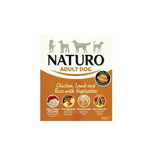 NATURO ADULT DOG CHICKLAMB BANDEJA 400g