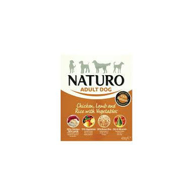 NATURO ADULT DOG CHICKLAMB BANDEJA 400g