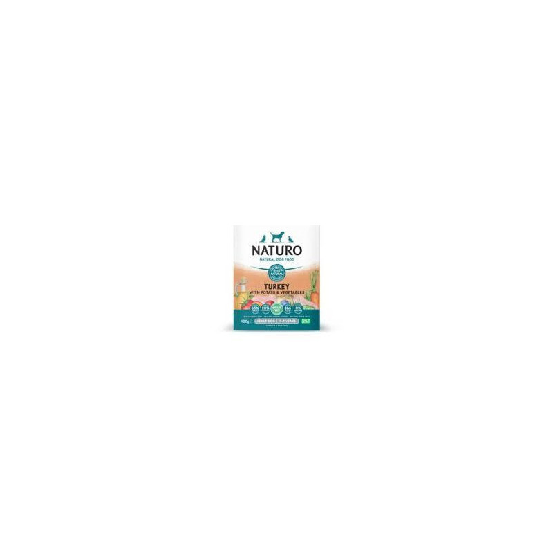 NATURO ADUL DOG TURKEY POTATO VEGX 400gr