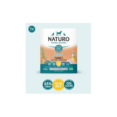 NATURO ADUL DOG SENIOR TURKEY X 400gr
