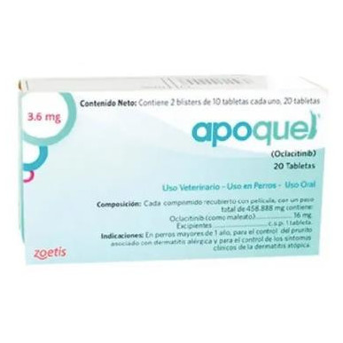 APOQUEL 3.6 mg  XUN  BLISTER 10 Tab