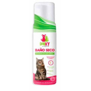DINKY BAÑO ESPUMA SECO GATOS X 200 ml