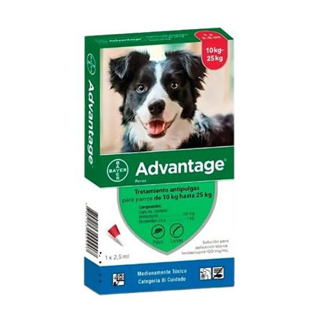 ADVANTAGE PERROS 10-25 kg 2.5 ml
