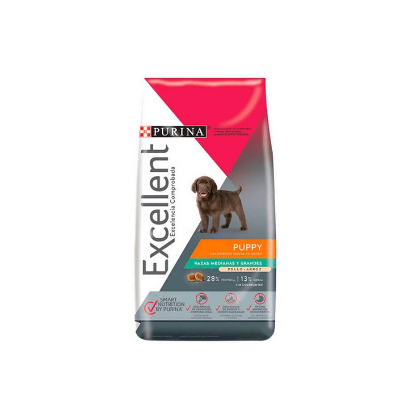 EXCELLENT PUPPY RMG POLLO y ARROZ kg