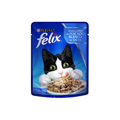 FELIX POUCH SENSAC. PESCADO BLANC 85 gr