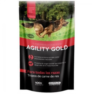 AGILITY G. POUCH CARNE DE RES X 100 gr