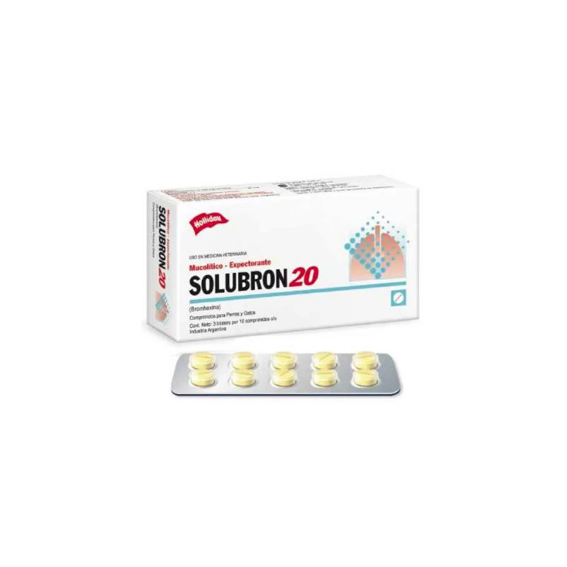 SOLUBRON 20MG BLISTER X 10 COMPRIMIDOS SOLUBRON 20MG BLISTER X 10 COMPRIMIDOS