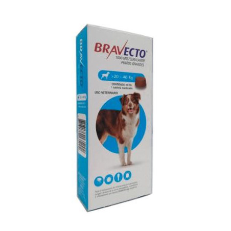 BRAVECTO 1000 mg 1 Tab 20-40 kg