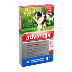 ADVANTIX PERROS 10-25 kg 2.5 ml
