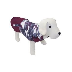 CHAQUETA CAMUFLAJE BURDEOS 30CM
