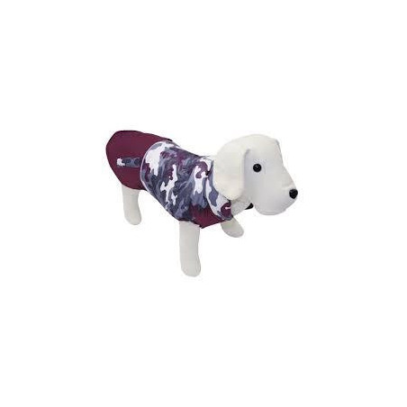 CHAQUETA CAMUFLAJE BURDEOS 30CM